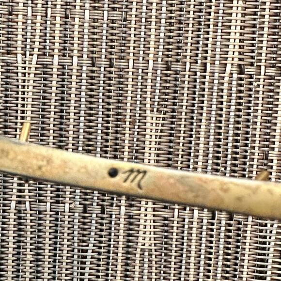 Madewell Cuff Bracelet Tassels Fold tone Western Coastal Cowgirl Boho Casual - Picture 10 of 11